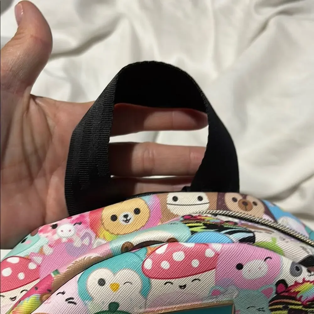 Squishmallows Colorful Cartoon Character Backpack like new adjustable straps